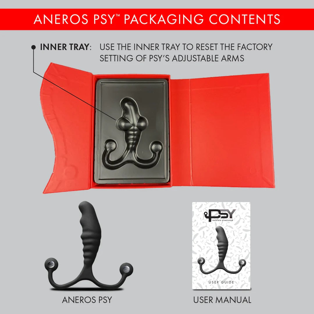 Aneros PSY Customizable Prostate Stimulator (First Ever Adjustable)
