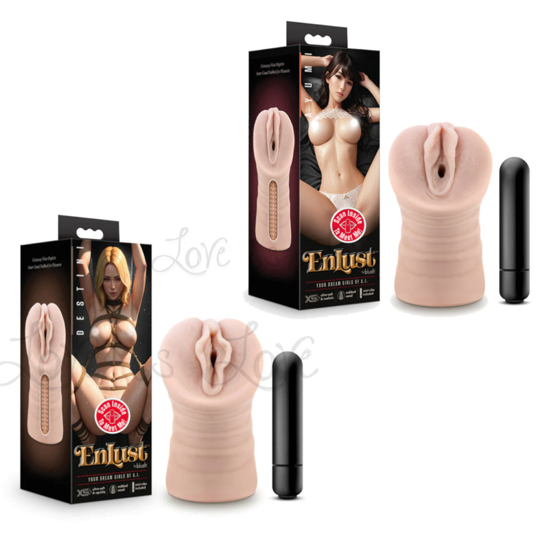 Blush?Enlust Your Dream Girls of AI Vibrating Stroker Destini or Ayumi