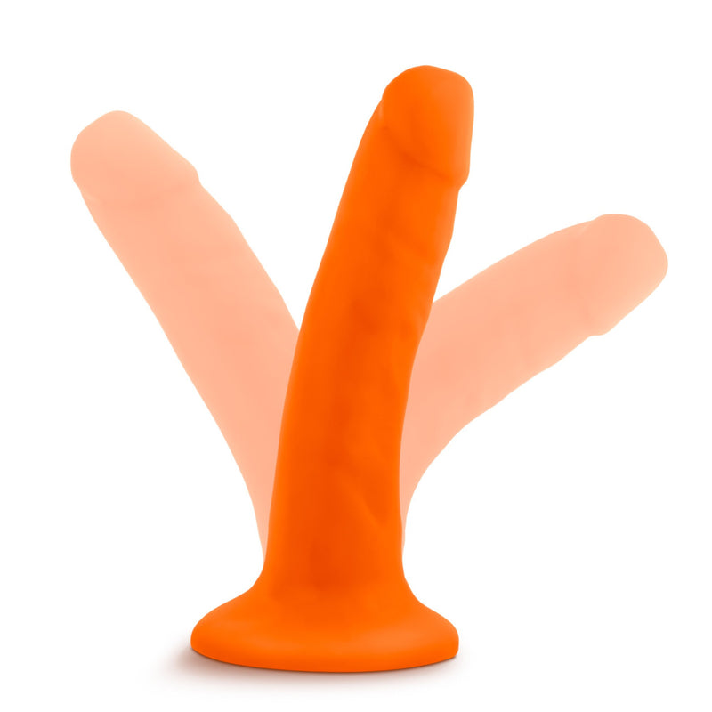 Blush Neo Dual Density Cock 6 Inch Neon Orange