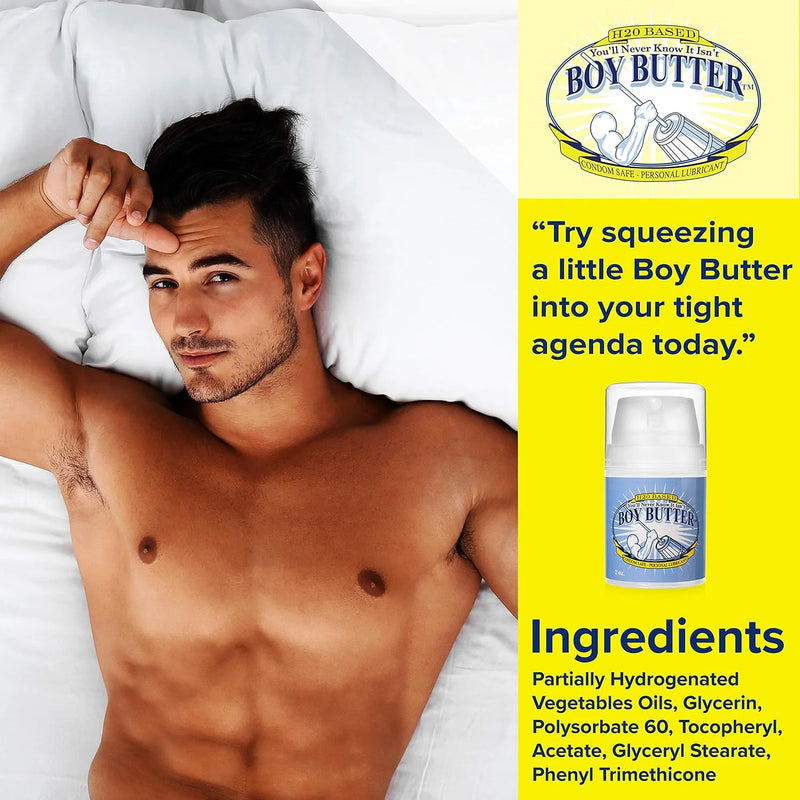 Boy Butter H2O Water Based Personal Lubricant