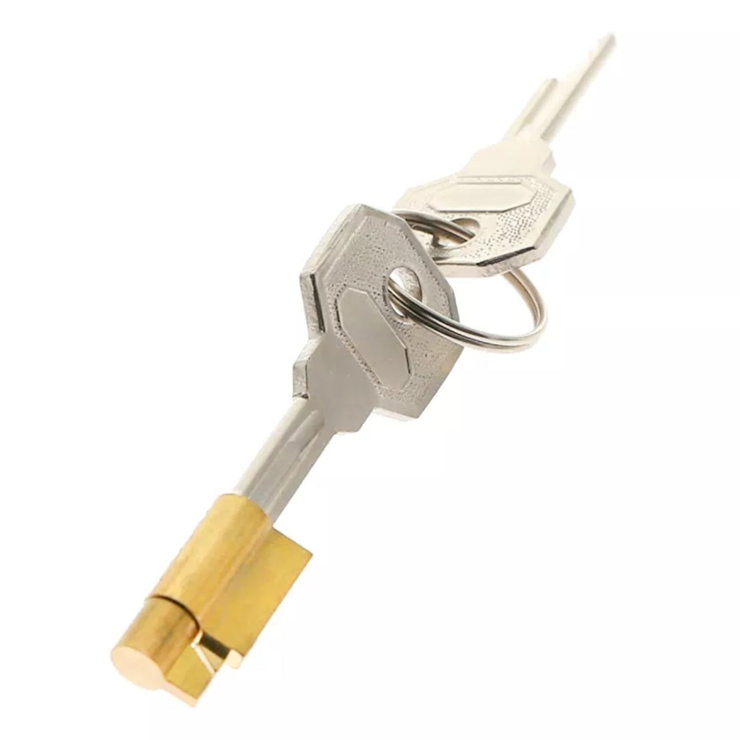 Brass Lock with Stainless Steel Key for Chastity Devices