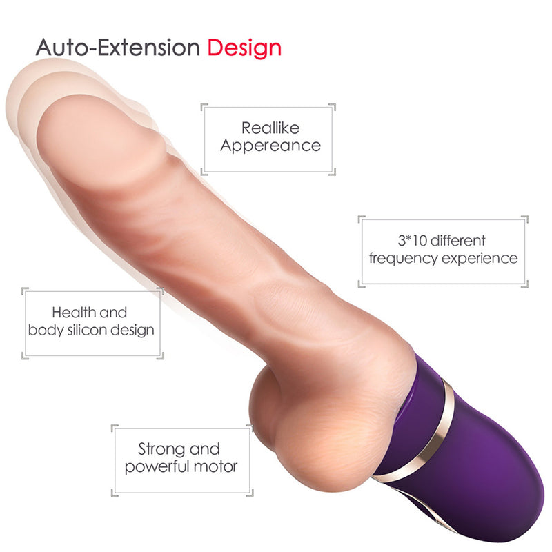Erocome Auriga Thrusting Dildo Vibrator