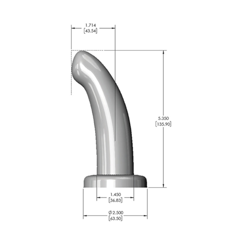 Fleshlight HerSpot Platinum-Curved Silicone Dildo Golden Rose (Limited Period Sale)
