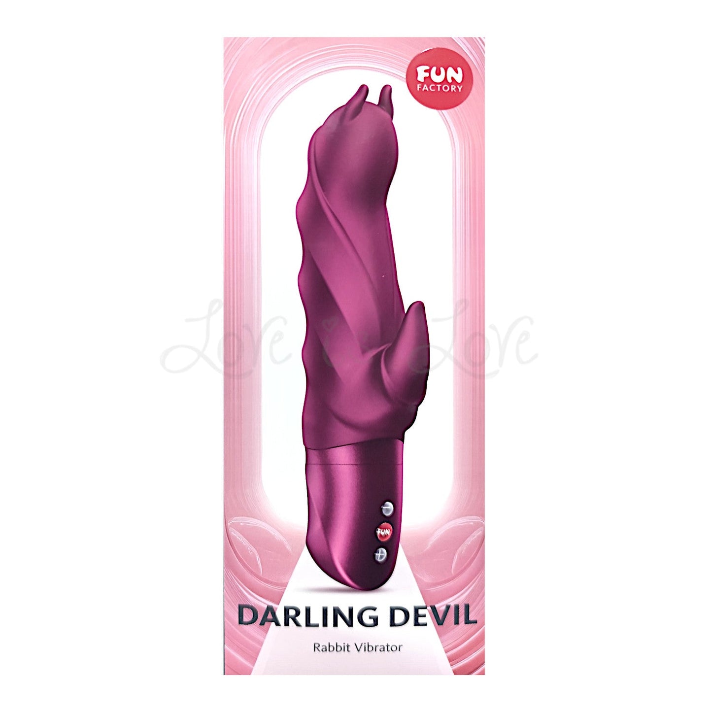 Fun Factory Darling Devil Rabbit Vibrator Wine Red (Brand New Edition 2026)