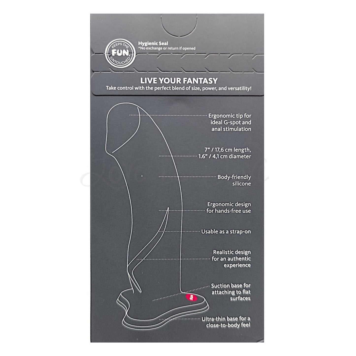 Fun Factory The Boss Stub G Spot Dildo Black (Brand New Edition 2026)