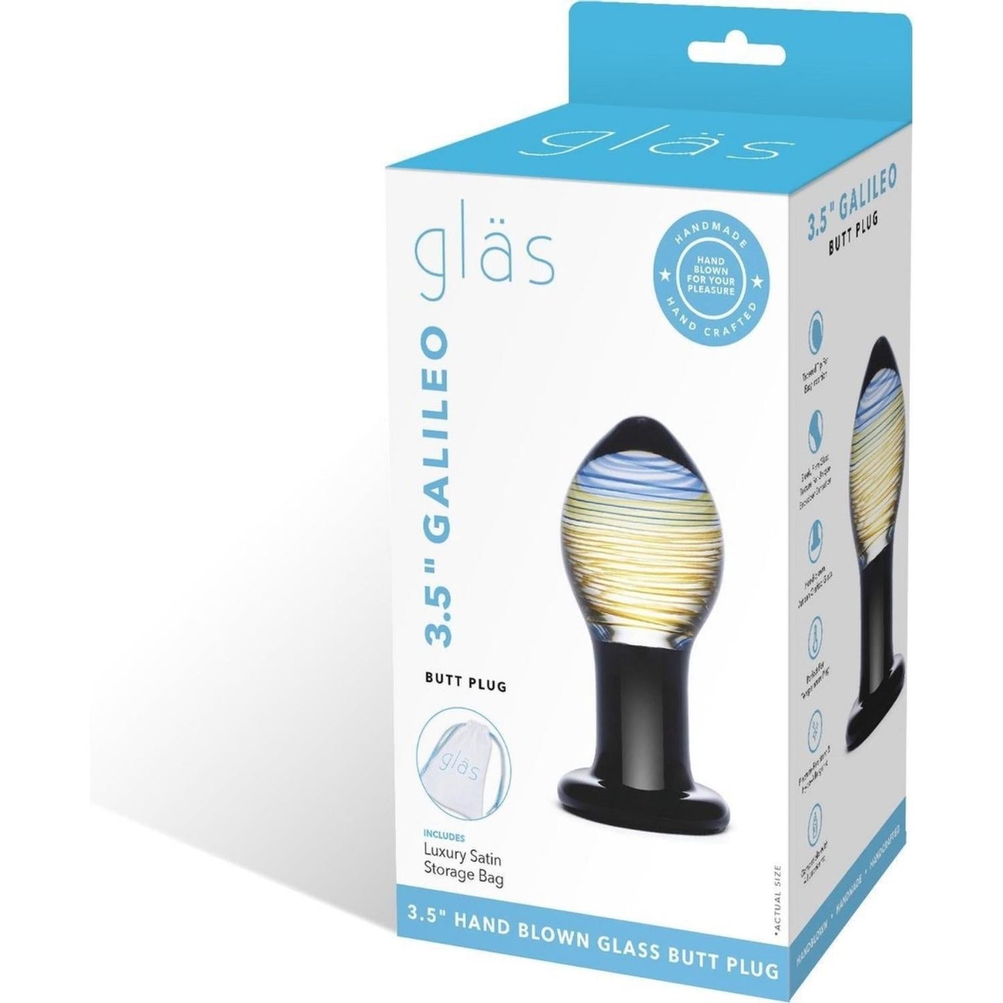 Glas Galileo Butt Plug 3.5 Inch