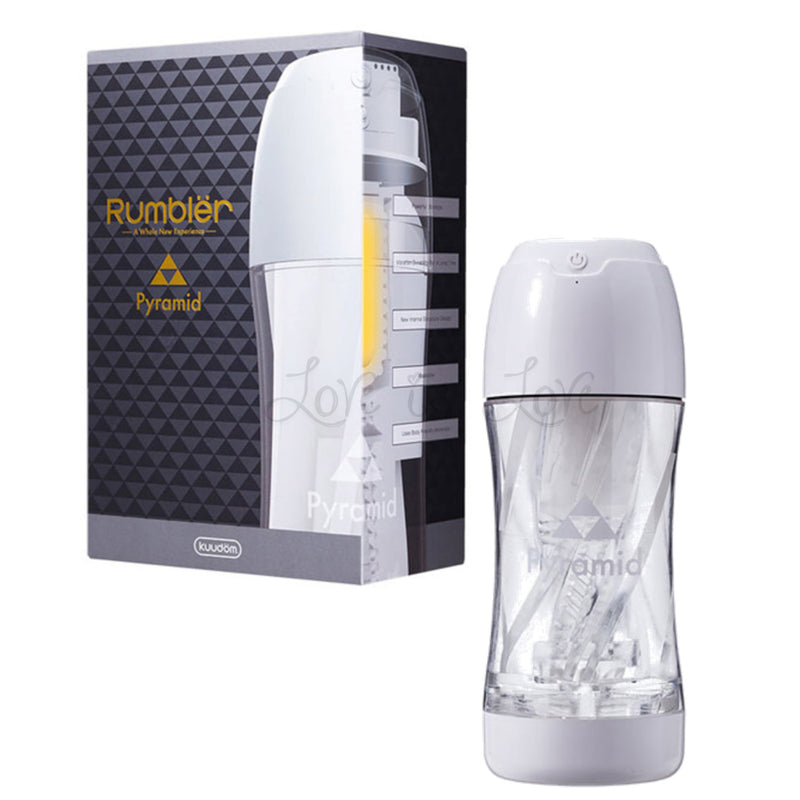Japan Kuudom Rumbler Pyramid Rechargeable Vibrating Masturbator