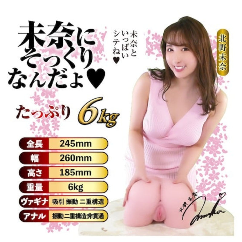 Japan NPG Mina Kitano Namagoshi Meiki Vibrating and Sucking Buttocks O