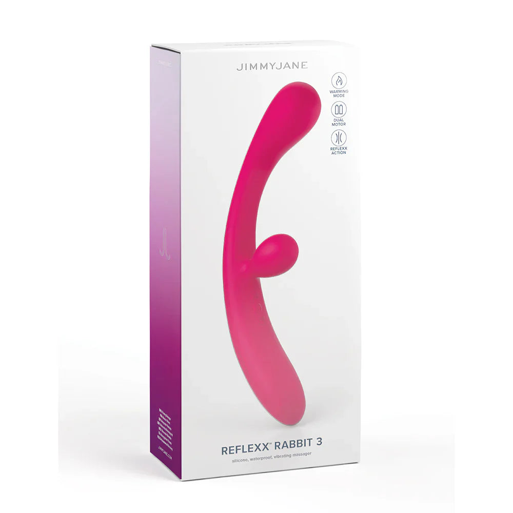 Jimmyjane Reflexx Rabbit 3 Flexible Warming Vibrator