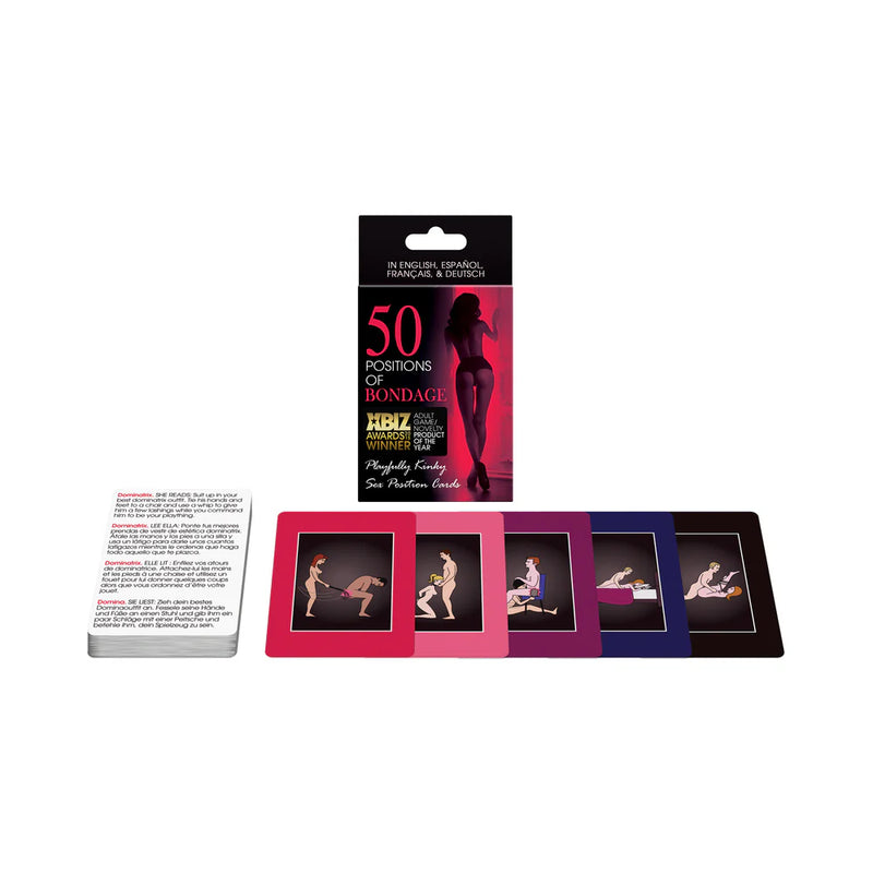 Kheper Games 50 Positions of Bondage Card Game (Adult Game of the Year