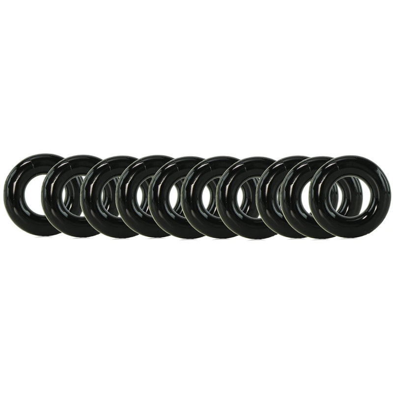 Nasstoys My Ten Erection Rings Tight Firm Rings Black