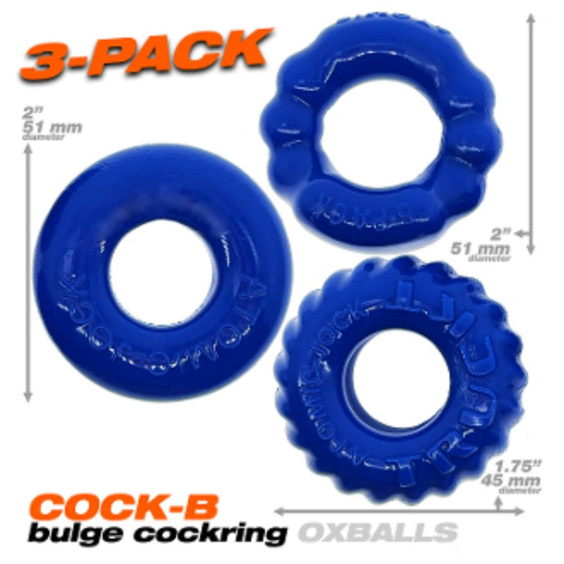 Oxballs Bonemaker 3-Pack Cockring Kit OX-3061