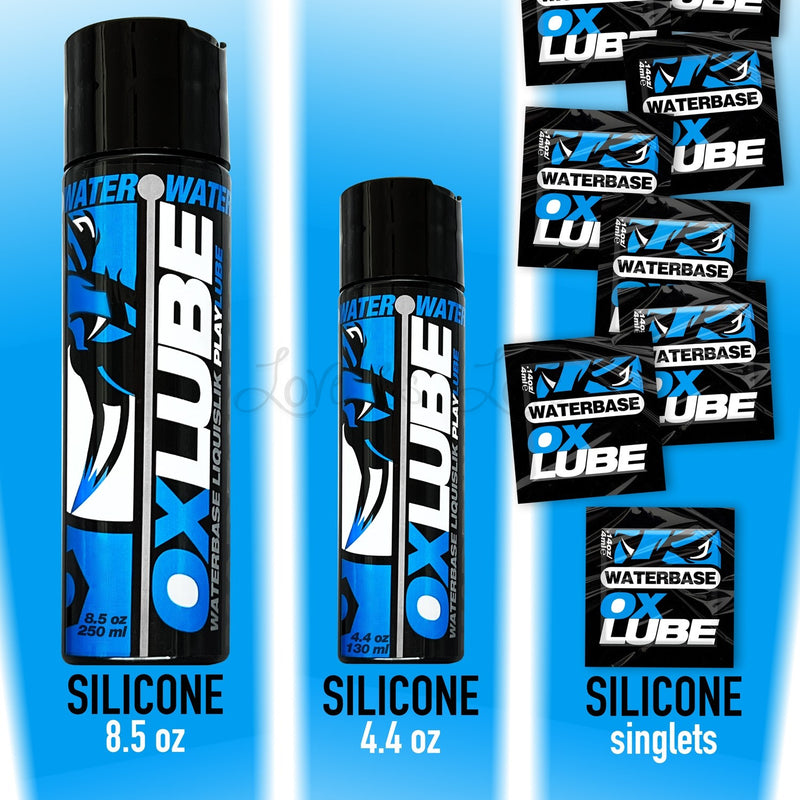 Oxballs OXLUBE Liquislik Water Based Lubricant 4.4oz or 8.5 oz