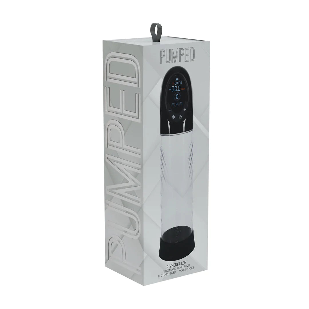 Shots Pumped CyberPulse Automatic Waterproof Penis Pump Black