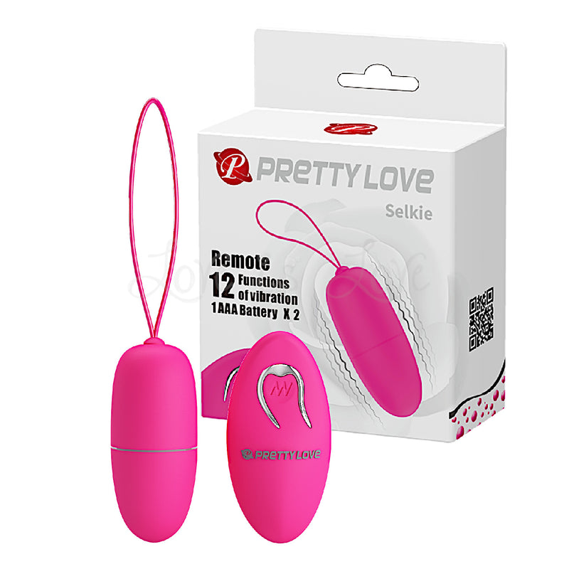 Pretty Love Selkie Remote Control Egg Massager Vibrator Pink(Limited P