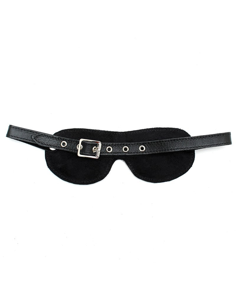 Rimba Leather Blindfold Padded Style 7576