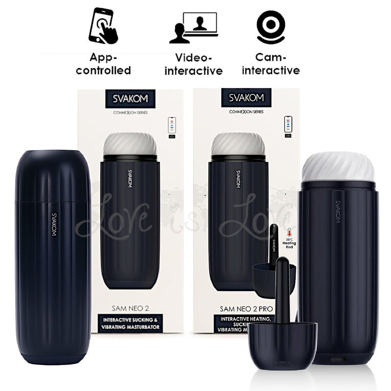 Svakom Sam Neo 2 or Sam Neo 2 Pro Interactive Sucking and Vibrating Ma