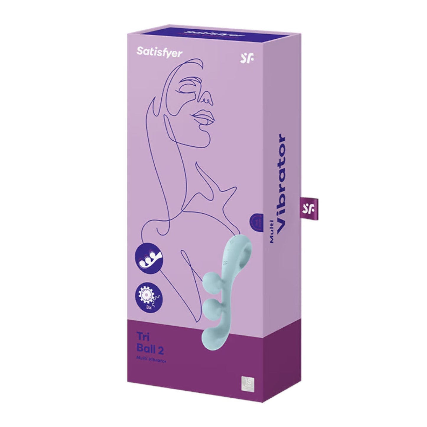 Satisfyer Tri Ball 2 Triple Stimulation Vibrator (Versatile Multi-Talent Designed)