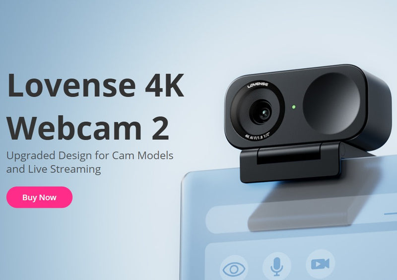 Lovense Webcam 2 Ultra HD 4K with AI Technology