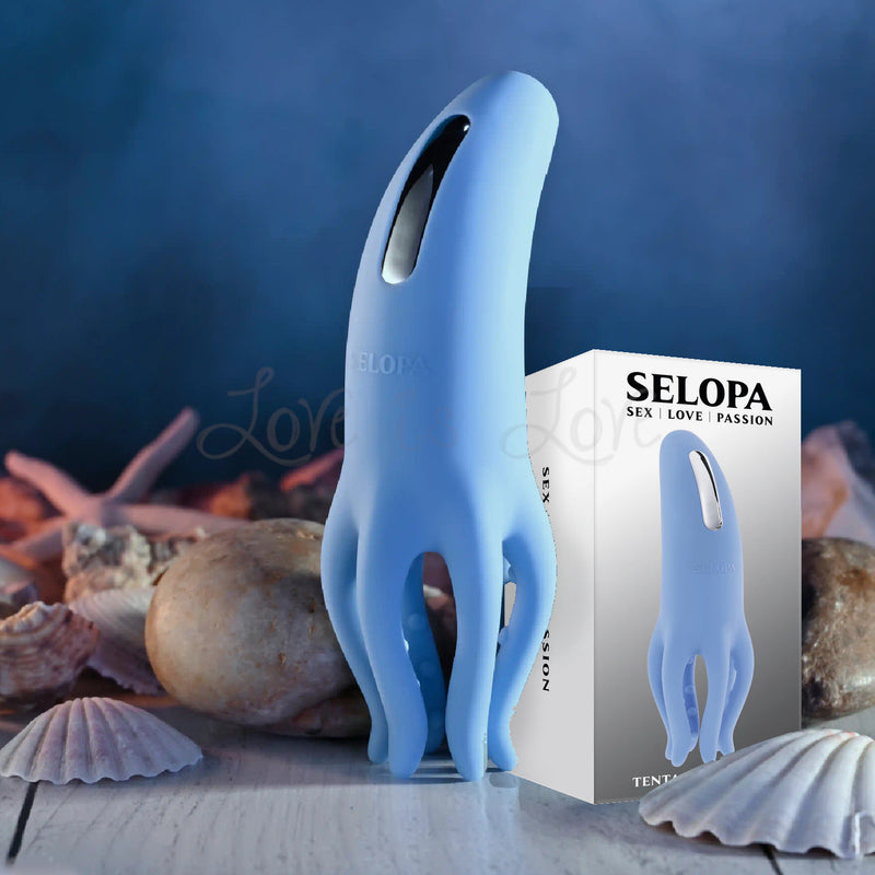 Selopa Tentacle Tickler Rechargeable Silicone Flexible Bead Vibrator