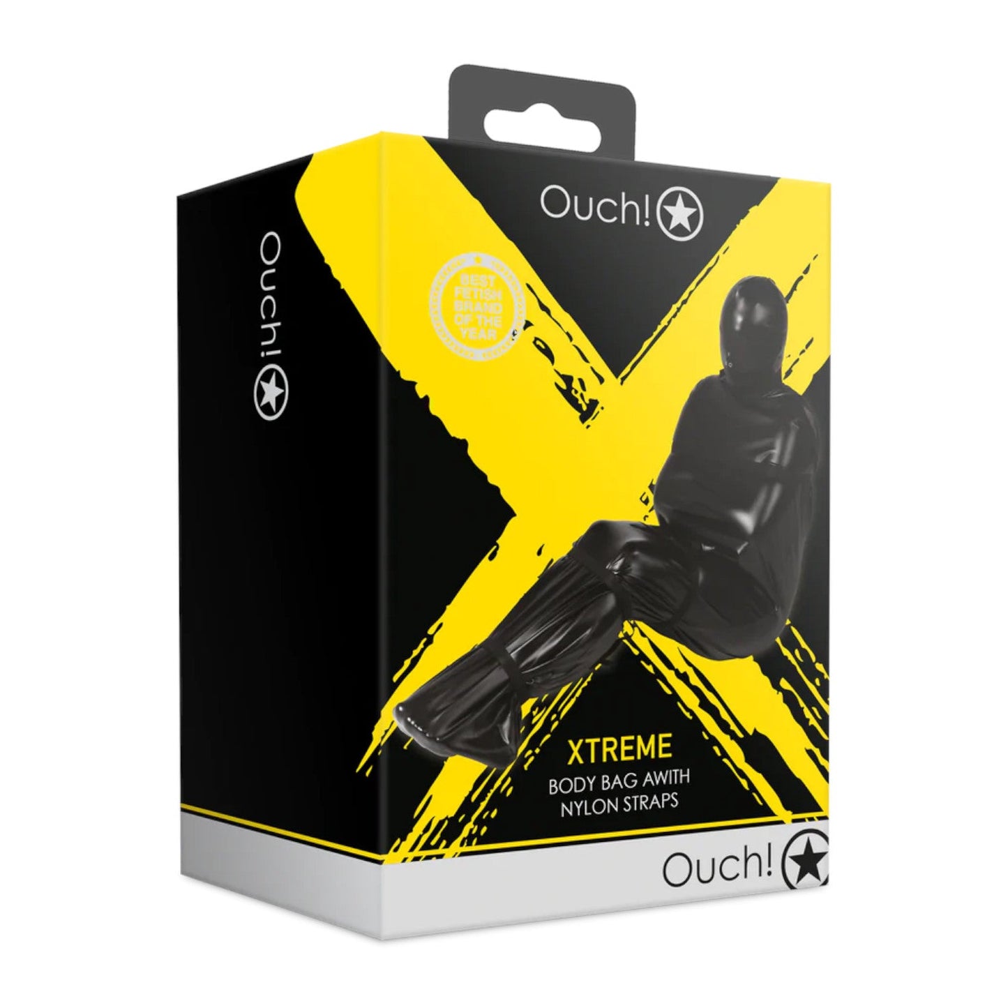 Shots Ouch! Xtreme Body Bag with Nylon Straps Black