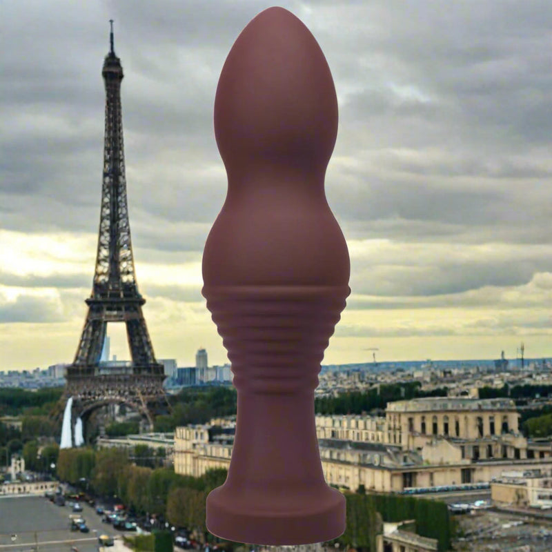 Tantus Piggy Firm XL Anal Plug Oxblood Red 10 Inches [Limited Period S