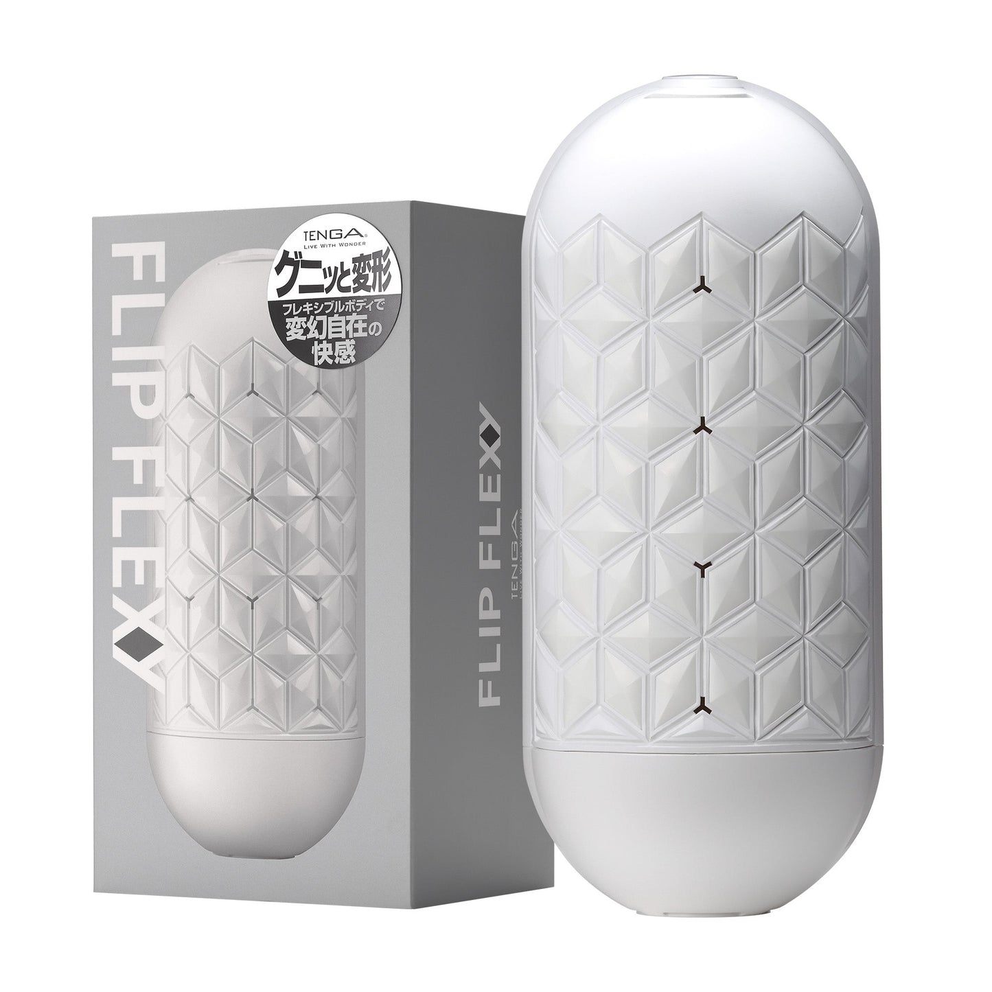 Tenga Flip Flexy Reusable Flexible Masturbator White (New Launch March '26)
