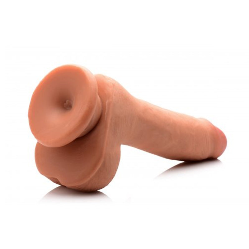 USA Cocks 7 Inch Ultra Real Dual Layer Suction Cup Dildo Medium Skin Tone 7 Inch (Proudly Made in USA)