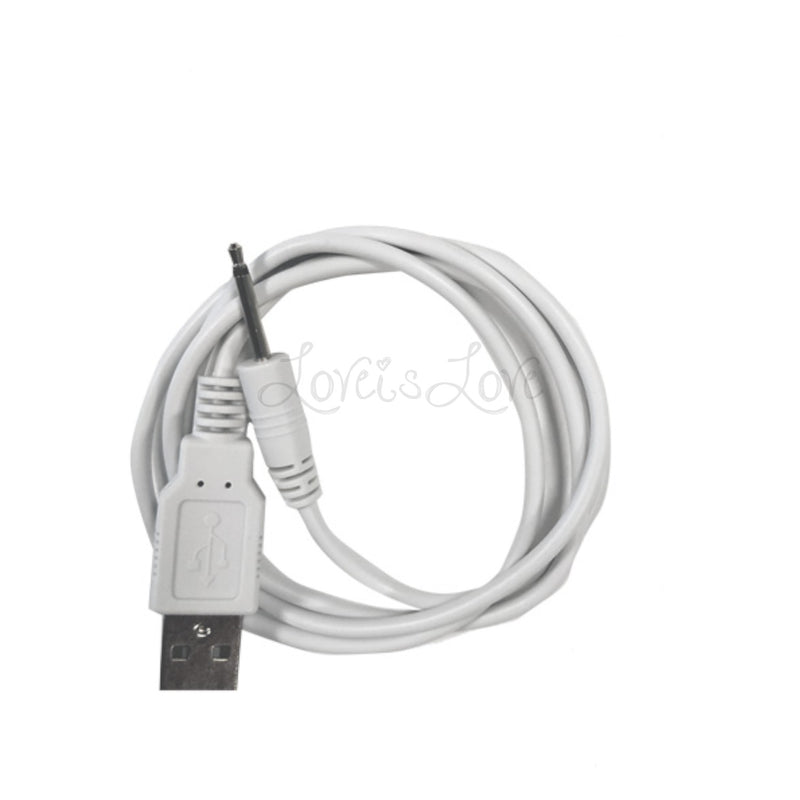 Lovense USB Cable Universal Jackpin Plug In Charger White (Lush/Lush 2/Hush 2/Edge/Osci)