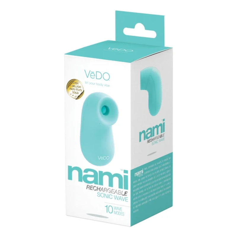 Vedo Nami Rechargeable Sonic Vibe Tease Me Turquoise or Foxy Pink