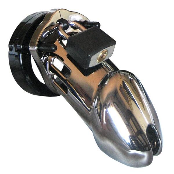 CB-X CB-6000 Male Chastity Device Designer Collection Chrome Finish
