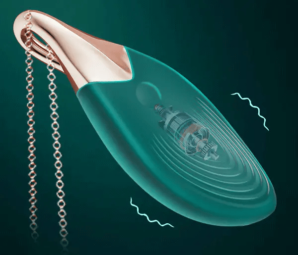 Erocome Vela Discreet Necklace Vibrator Egg Green