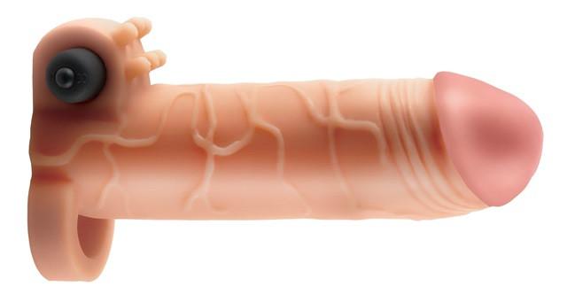 Fantasy X-tensions Vibrating Real Feel Extension 1 Inch