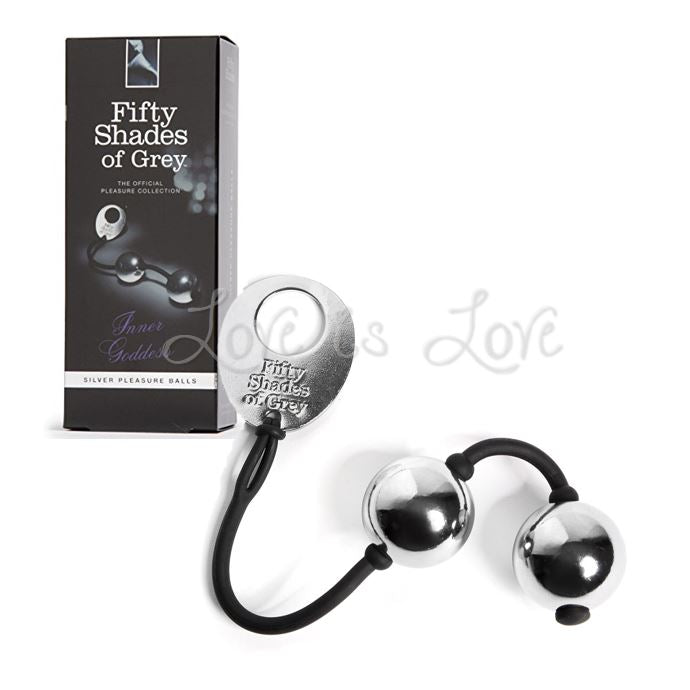 Fifty Shades of Grey Inner Goddess Silver Pleasure Balls 221g (In New Designed Packaging)