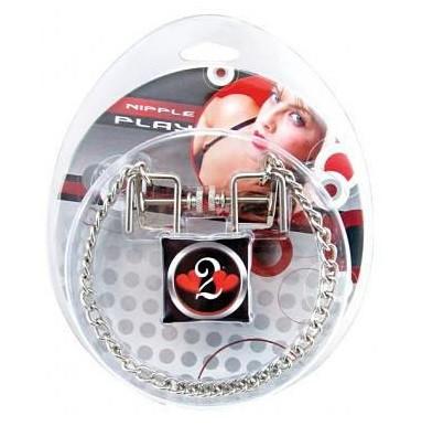 Heart 2 Heart H2H Nipple Press Clamps in Black or Chrome