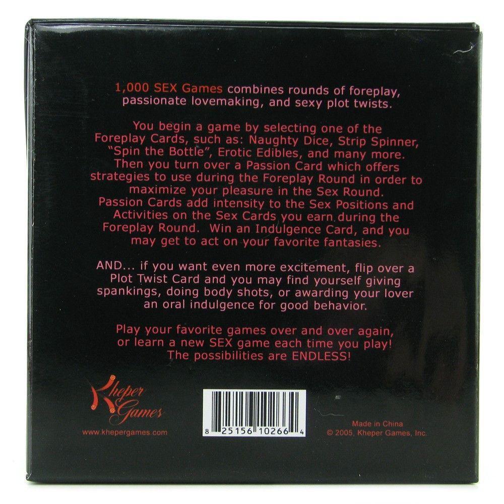 Kheper Games 1000 Sex Games (Endless Nights of Great Sex)