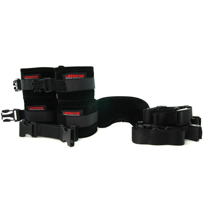 Liberator Plush Seduction Kit Microfiber Midnight Black