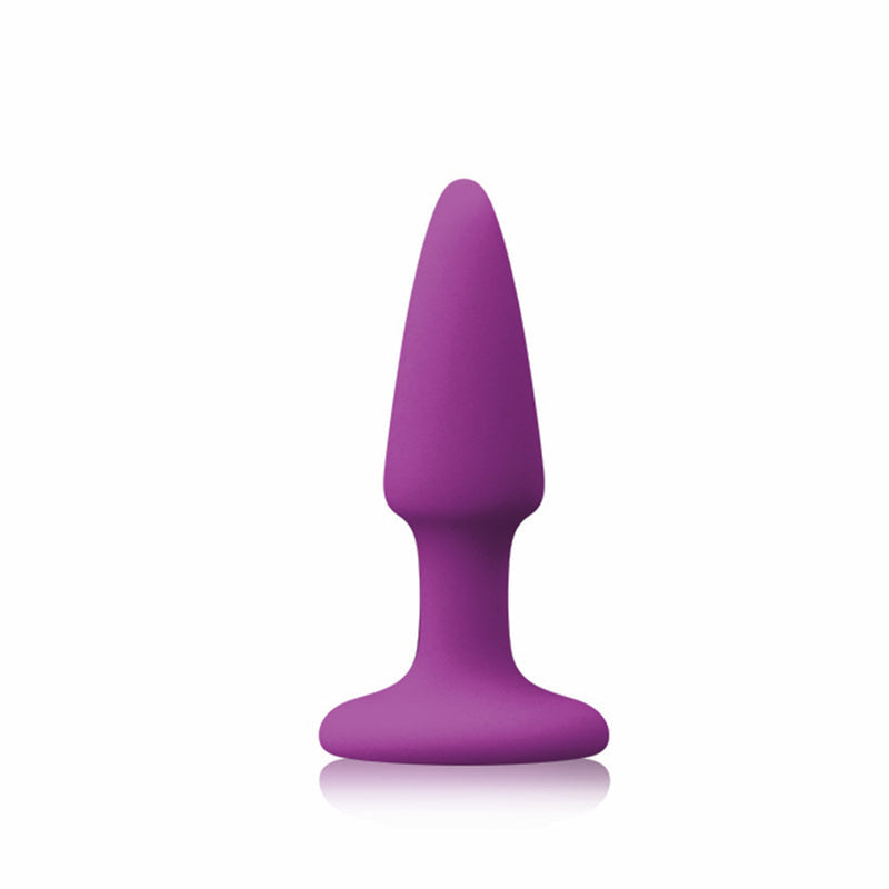 NS Novelties Colours Pleasures Mini Silicone Plug Purple or Pink