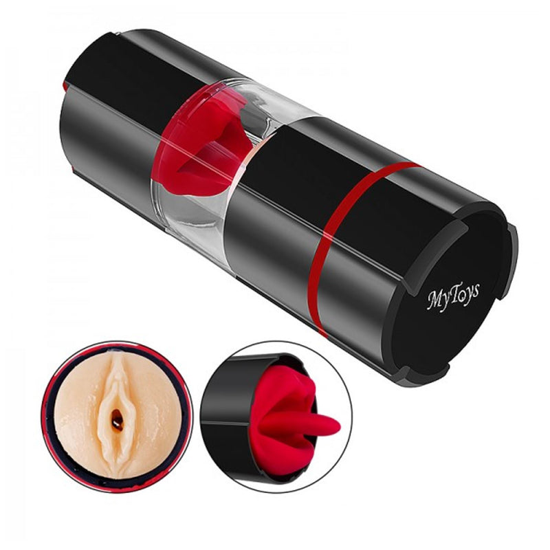 MyToys FrenchKiss Vagina with Mouth Licking Tongue Masturbator (Authorized Dealer)