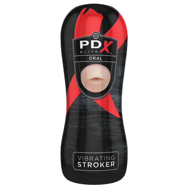 Pipedream PDX Elite Vibrating Oral or Pussy or Anal Stroker