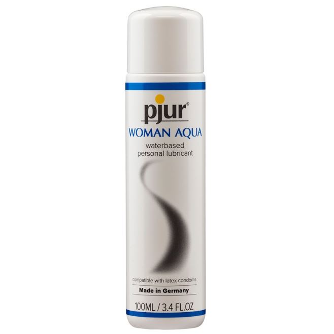 Pjur Woman Aqua Water-Based Lube 100 ml 3.4 fl oz (Latest New Packaging)