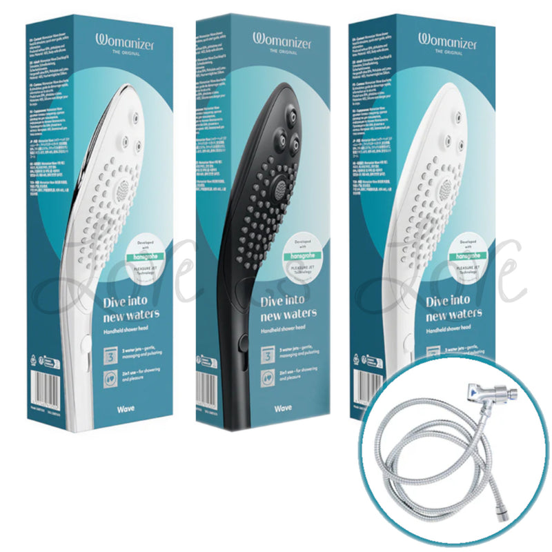 Womanizer Wave Shower Head 2-in-1 Masturbator or Shower Hose & Arm Mou