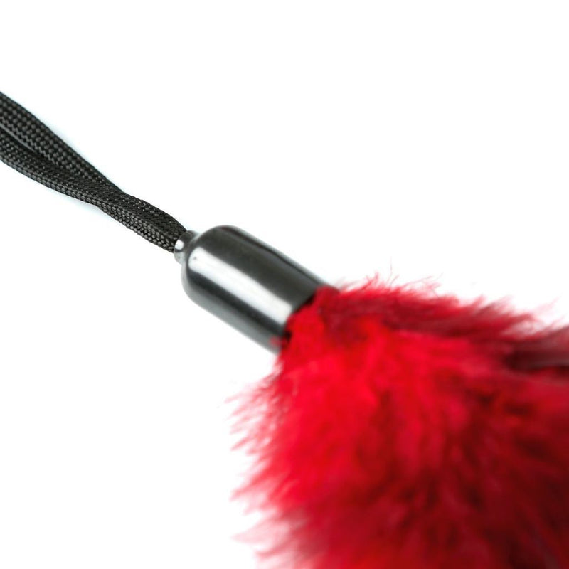 Sportsheets Pleasure Feather Body Tickler Red or Black
