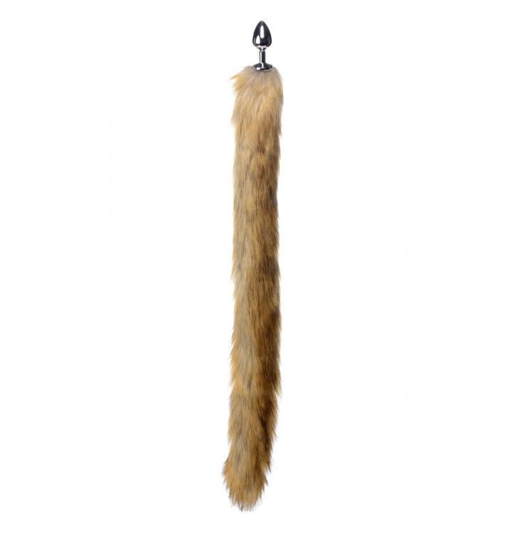 Tailz Extra Long Mink Tail With Metal Anal Plug