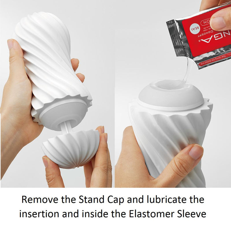 Tenga Moova/Flex Rocky Black Or Silky White