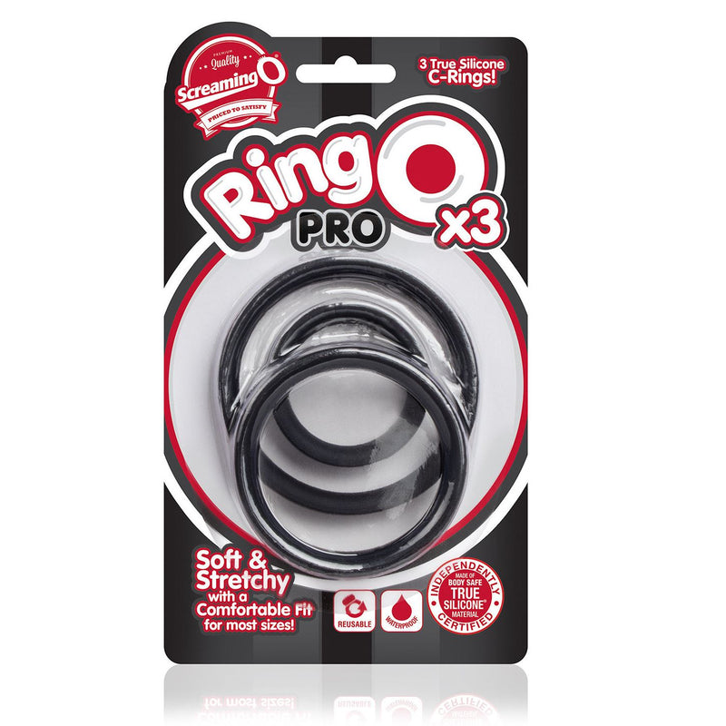 The Screaming O RingO Pro X3 Set of 3 Sizes, L 32 mm, XL 48 mm, XXL 57 mm