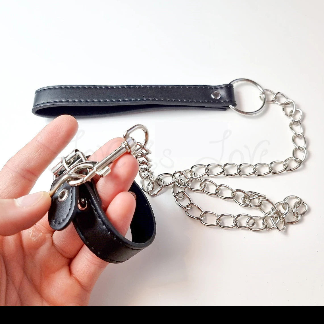 Bondage Penis Cock Ring With Leash