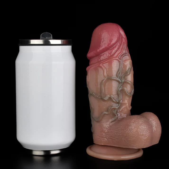 Leo V Thick Realistic Silicone Dildo with Suction Cup 4.5 Inch