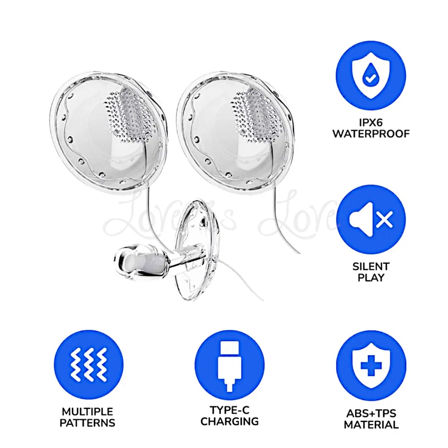 12 Vibration Modes 2-in-1 Type-C Breast and G-Spot Stimulator