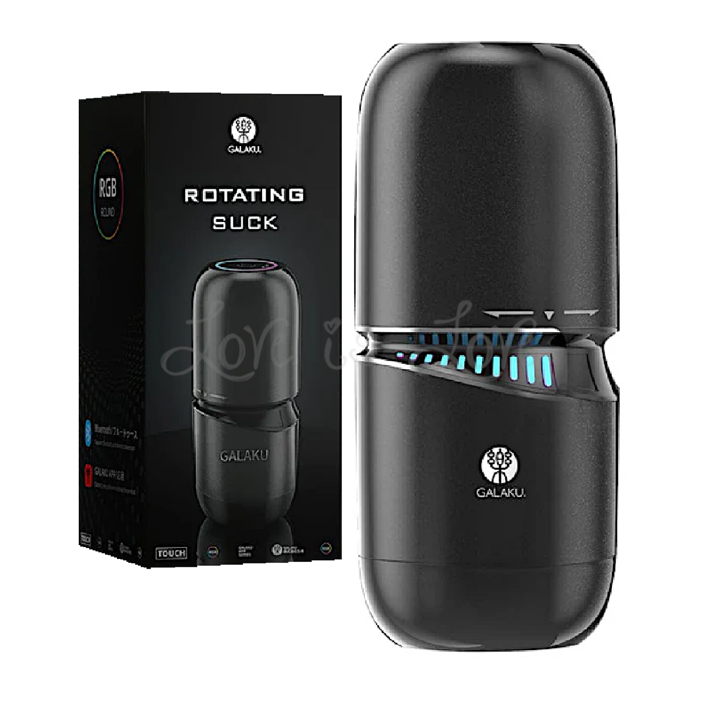 Galaku Little Cannon Rotating Suck Vibrating App-Controlled Cup
